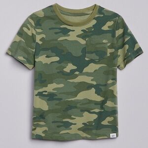 🍓3/$10 GAP Green Camouflage Short Sleeve Tee size 3T